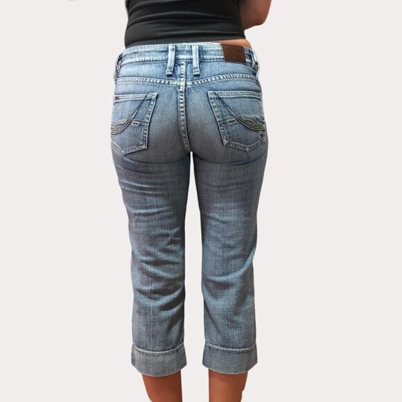 TOMMY Hilfiger Red Label Tiffany Demin Capri Fit Jeans Size 25 - Picture 3 of 16